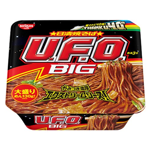 닛신 UFO 야끼소바 컵라면 (오리지널 빅) 130g, 12개