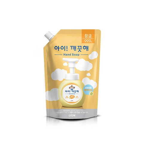 아이깨끗해 순 (캡부착) 대용량 핸드워시 600ml, 1개