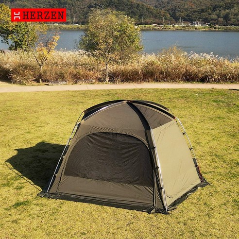 자연 속 아늑한 캠핑, 에르젠 라운지쉘터 라운드문으로 완성하세요.