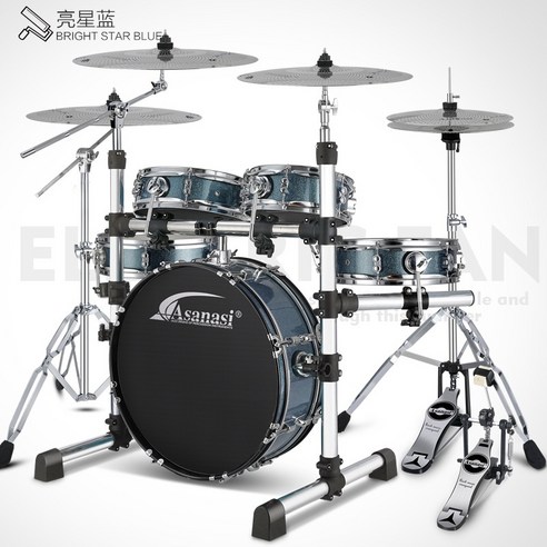 연습용 드럼 풀세트 음소거 초보 입문용 양면 드럼, 06.소프트심벌즈-스타블루5드럼4심벌즈, 1개