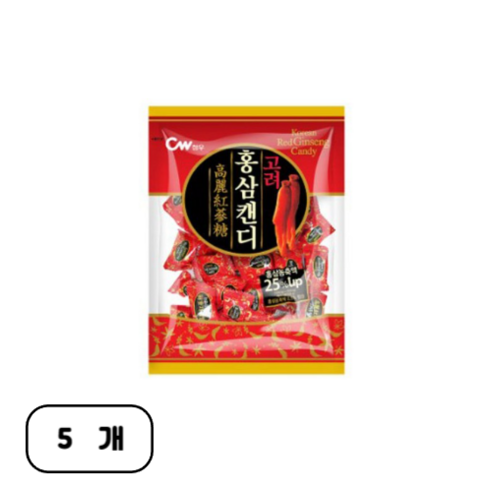 청우 고려 홍삼캔디, 150g, 5개