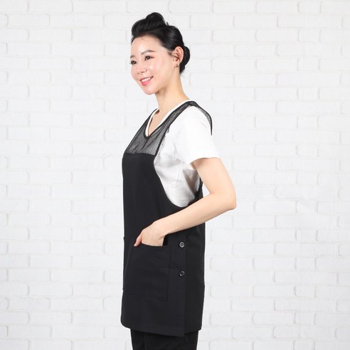 시원하고 편안한 여름을 위한 망사 앞치마 원피스 LA58