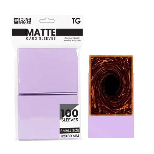 터프가드 TOUGH GUARD 유희왕 뱅가드 카드 TG프로텍터 62x89mm 1중 100매, 라일락, 1개