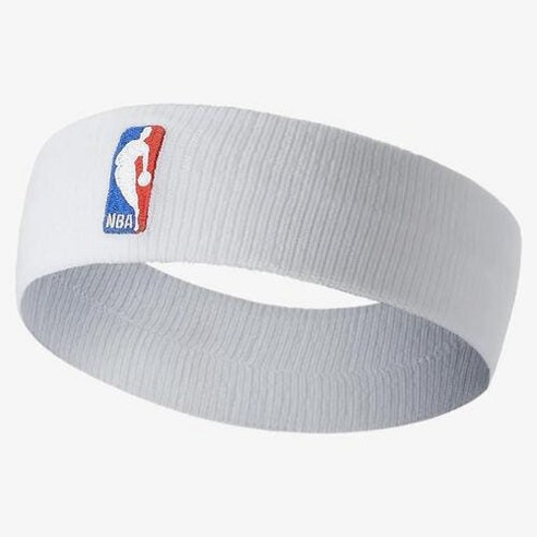 나이키 헤드밴드 화이트 NBA, 흰색, 1개