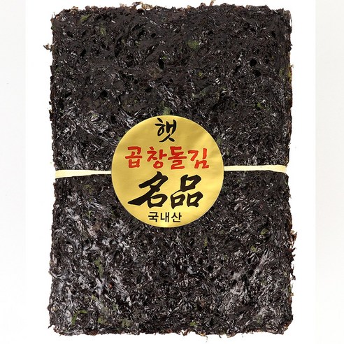 신안 명품 곱창 돌김 지주식 재래 곱창돌김 100장, 1개, 420g