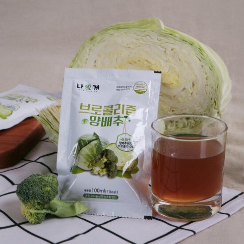 푸드공작소 브로콜리양배추즙 100ml x 30포, 30개