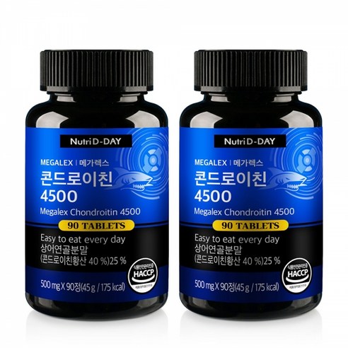 뉴트리디데이 메가렉스 콘드로이친 4500 2병 총6개월분, 단품, 2개