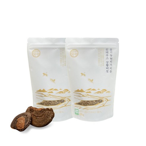 백년농가 유기농 린테우스 상황버섯 현미 쌀 300g 2팩, 2개