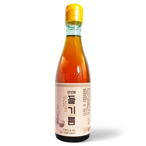 시장쏙 햇빛 전연화 들기름, 300ml, 1개