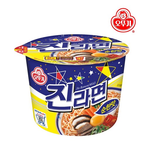 오뚜기 진라면 순한맛 용기, 5개