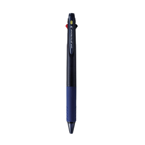 제트스트림 3색 펜 0.38mm SXE3-400-38, 네이비, 2개