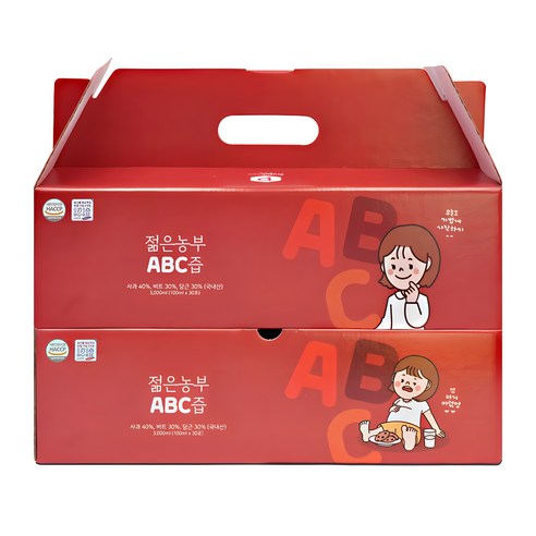   푸릇담 젊은농부 ABC즙, 3L, 2개