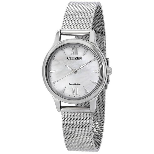 Citizen Eco-Drive White Dial Ladies Watch EM0899-81A 534147 시티즌pmd56 Best Top5