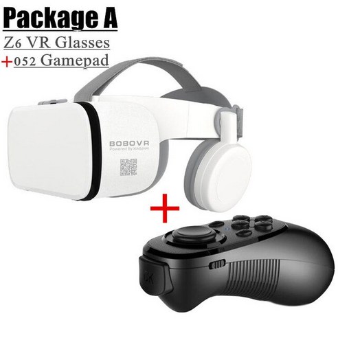 VR 헤드셋 안경 3D 가상 무선 BOBO 스마트, 03 Z6 VR add 52 gamepad