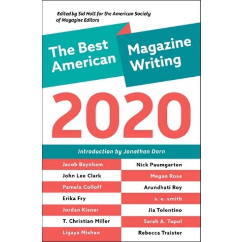 The Best American Magazine Writing 2020 Paperback, Columbia University Press, English, 9780231198011