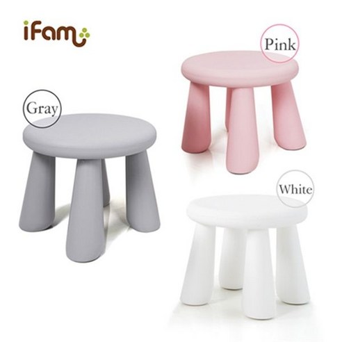 IFAM(완구) 아이팜 이지두잉 유아스툴 유아의자 아기의자 미니의자 미니스툴, 그레이/_