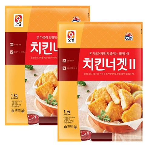 사조오양 치킨너겟, 1kg, 2개