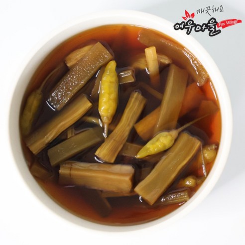 향긋한 밥도둑, 여우마을 수제 장아찌로 잃어버린 입맛을 되찾으세요!