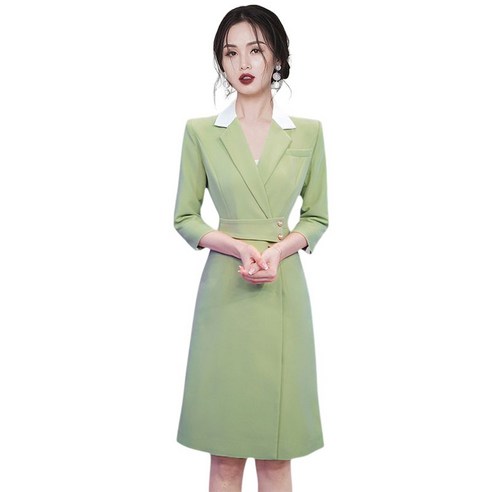 셀럽당 여성 패션 정장 스커트 봄 원피스