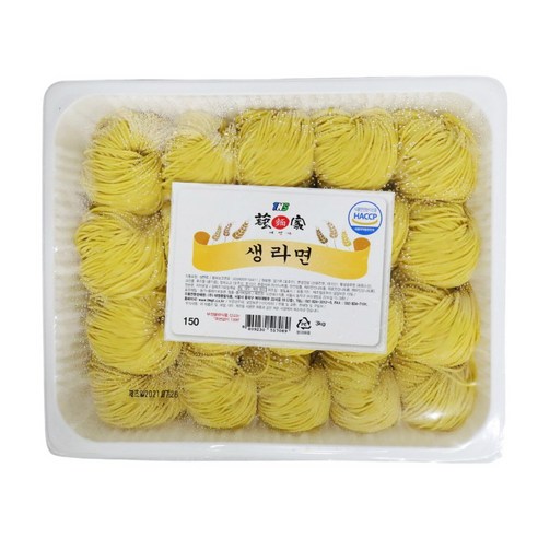 맛있는 간편식 태명 냉장 예면가 생라면 150g x 20입 3kg, 단품, 1개, 20개