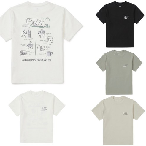 옷장 앞에서 30분? 스노우피크 소로나 반팔 티셔츠로 코디 고민 끝! 스노우피크반팔