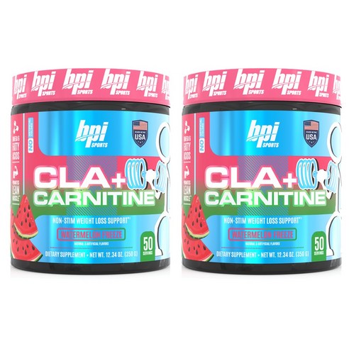 비피아이스포츠 CLA + 카르니틴 워터멜론 프리즈, 350g, 2개
