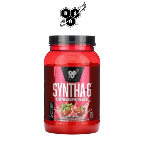 BSN syntha6 딸기 울트라 프리미엄 프로틴 신타6 매트릭스 단백질 파우더 1.32kg, 1개