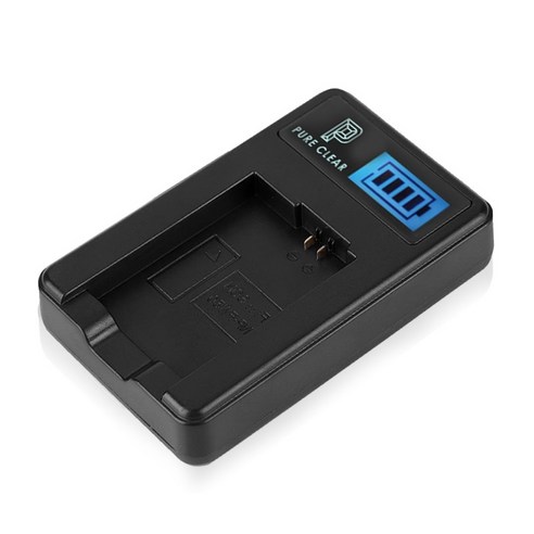 퓨어클리어 니콘 EN-EL3A USB 1구 LCD 호환충전기: 카메라 배터리 충전의 편의성과 효율성 향상