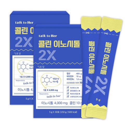 톡투허 콜린 이노시톨, 150g, 2박스