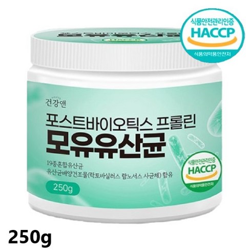 포스트바이오틱스 프롤린 모유 유산균 250g 계량스푼 증정, 3개