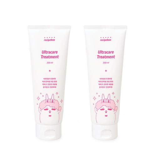 레시피박스 유아용 울트라케어 트리트먼트 200ml 1+1, 2개