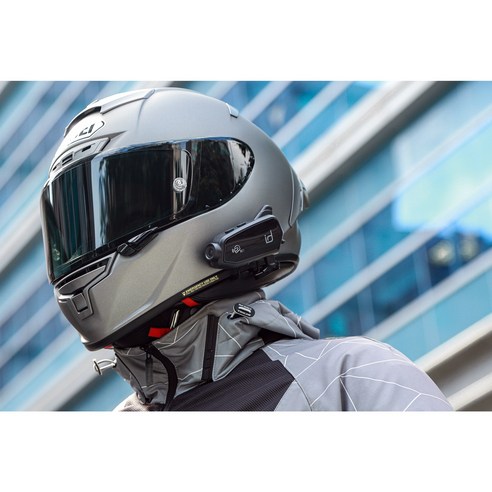안전하고 편리한 오토바이 라이딩을 위한 2K 화질 ID221 모토 BC1 헬멧 블루투스 블랙박스