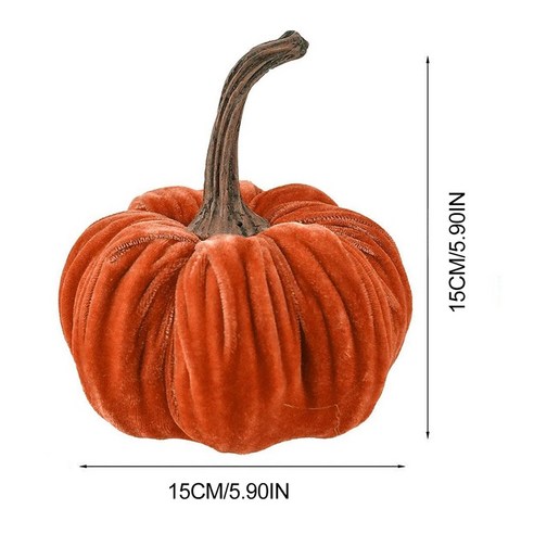 TeeFly 할로윈 호박 장식 플란넬 파티 추수 감사절 가을, 레드 / 15 * 15cm.