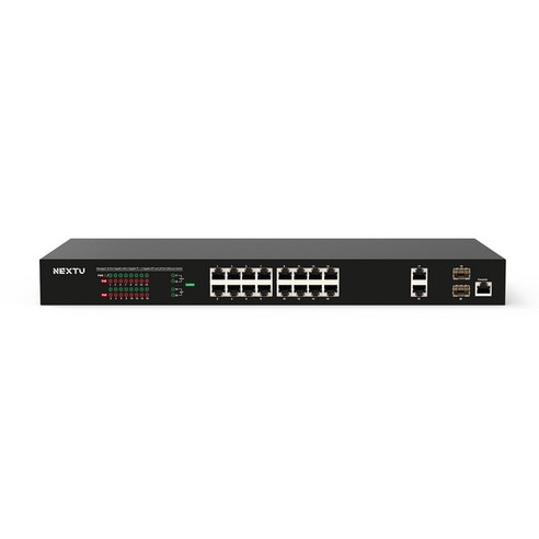 next-poe1720l2-250 (NEXT POE1720L2-250) 16포트 기가비트PoE+ 2SFP 스위칭허브 L2매니지먼트