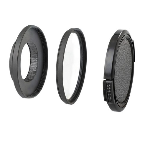 AFBEST 렌즈 필터 키트 DJI OSMO 액션 카메라 CPL 액세서리 용 52MM 어댑터 링, 검정
