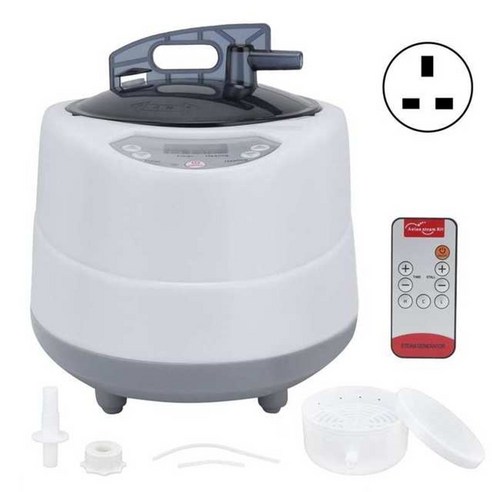 가족목욕탕 습식 이동식 찜질방 사우나 개인 가정용 반신욕 1000w 사우나룸 steamer steamer pot machine 휴대용 steam generator machine, au 플러그 기본, 1개 습식사우나