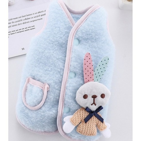 포근한 겨울용 플리스 조끼