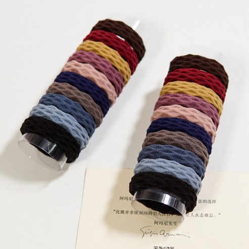 끊어짐 걱정 없이 짱짱하게! 니즈유 무매듭 머리끈으로 하루 종일 편안하게!