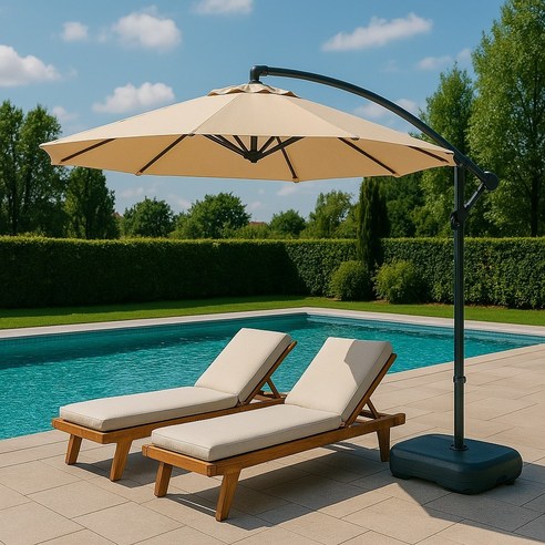 캠인노크 팔각 파라솔로 당신의 공간에 특별한 휴식을 더하세요.