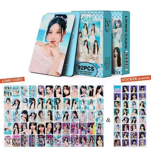 아이브 IVE 2025 포토카드 92장 포카 비공굿 도무송 다꾸, Alive, 1개
