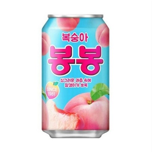 기타 복숭아 봉봉 340ml 24캔, 기본, 24개