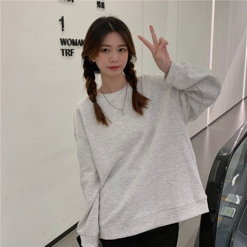 초가을 여성복 맨투맨