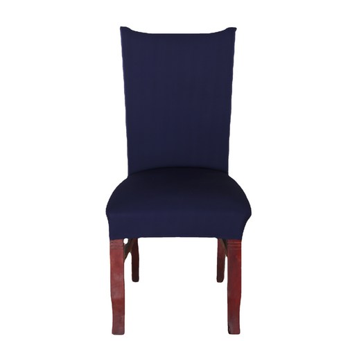 탄성 식사 의자 커버 결합 된 의자 커버 단색 간단한 현대 가구 의자 커버 호텔 의자 커버, 자줏빛 파란색 단색, 适合普通椅子