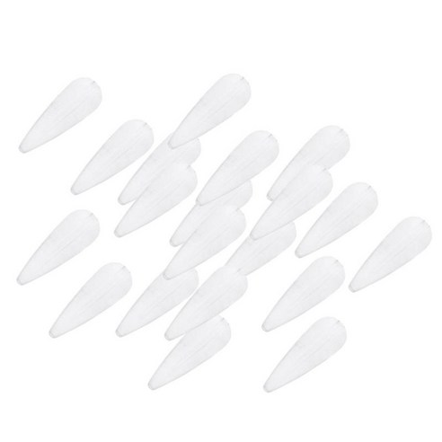 장거리 주조 미끼를 위한 20 개/몫 Bombarda 싱킹 3.5g 플라이 낚시, 명확한, 아크릴