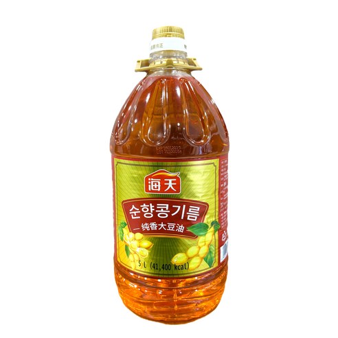 <킹콩푸드>해천 순향 콩기름 중국식품, 1개, 5L