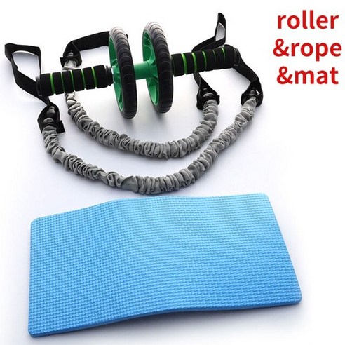 AB슬라이드 복근운동기 롤아웃 무소음 abs 허리 복부 코어 운동 피트니스 롤러 탄성, 블루