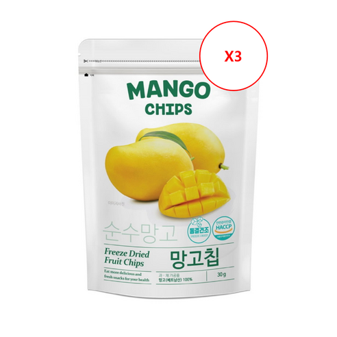 MANGO CHIPS 동결건조 망고칩, 2개