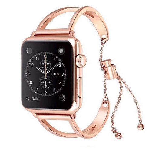 [용꼬리용용] 애플워치 스트랩 베스트 모음 SE 3 4 5 6 7 8, 로즈골드