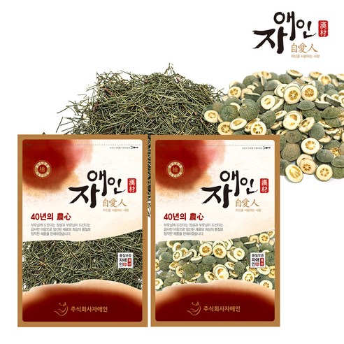자애인 국산 말린 솔잎 600g + 지실 300g 어린탱자나무열매 (세트), 2개, 1.8kg