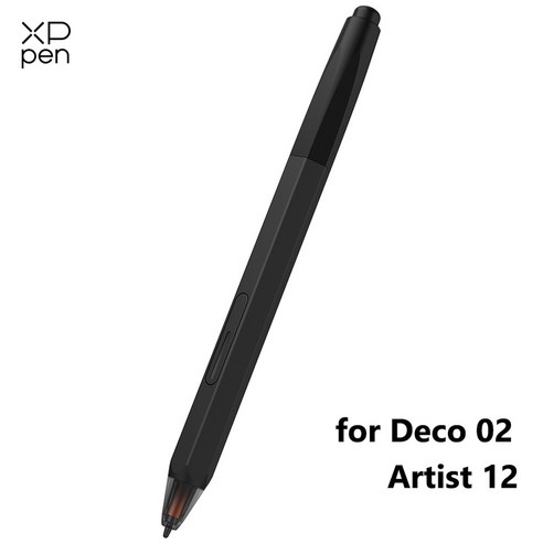 와콤 펜 그립 아티스트 12deco 02용 xp-pen p06 파워 스타일러스 펜 호환, 1개